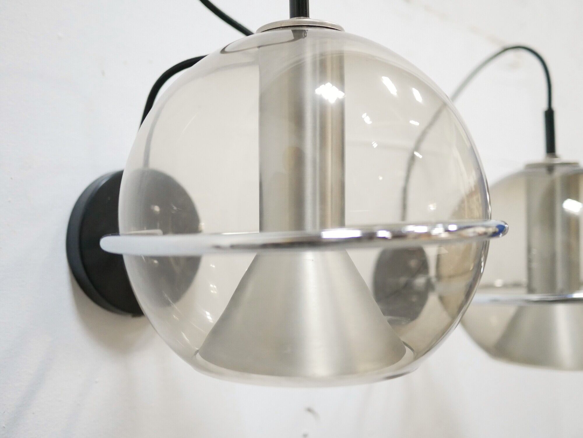 Pair of vintage wall sconces by Franck Ligtelijn for Raak editions