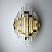 Venini wall lamp, cut crystals, Italy, 1970