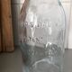 Glass milk bottle
