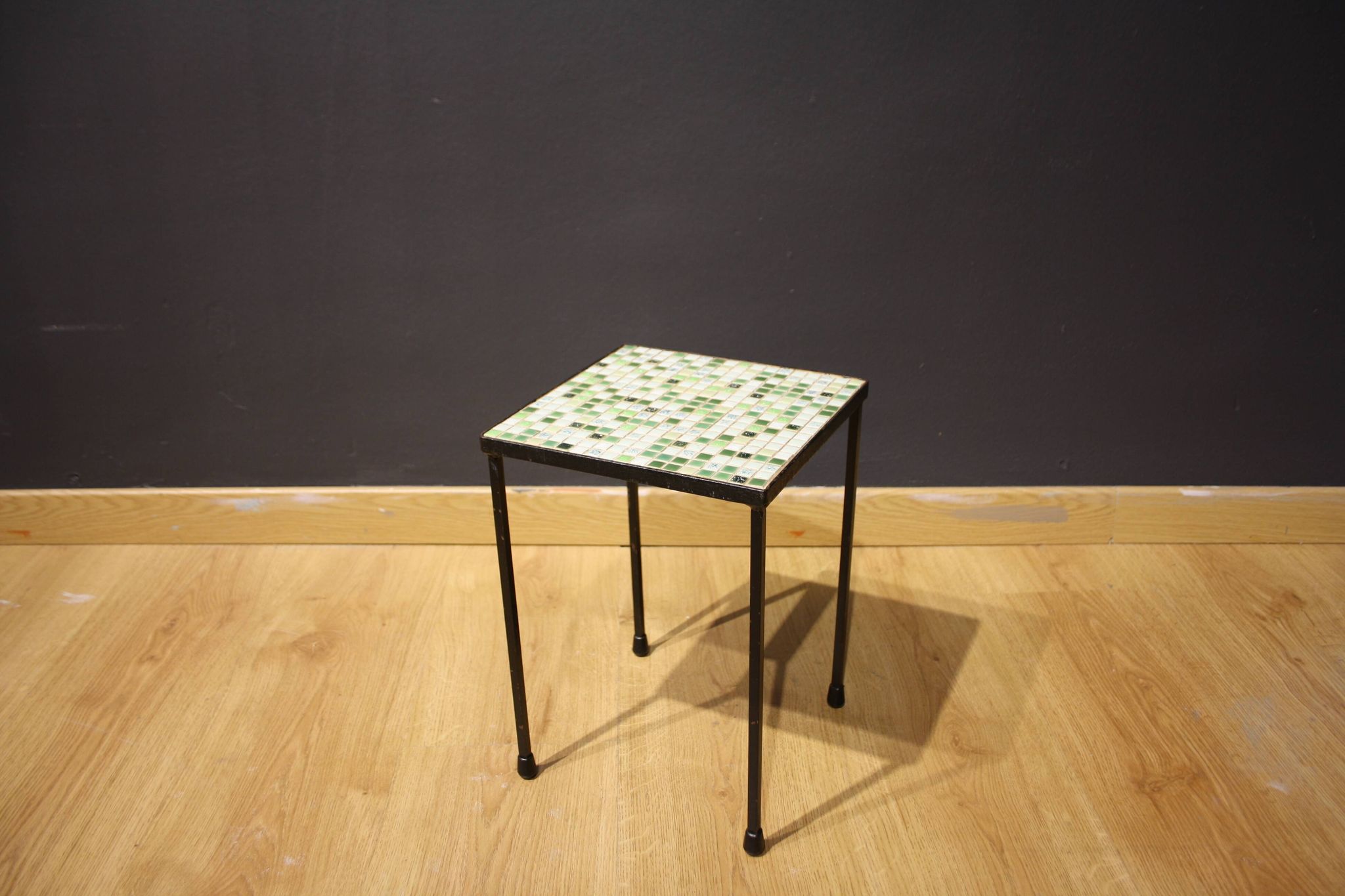 Small mosaic tile side table