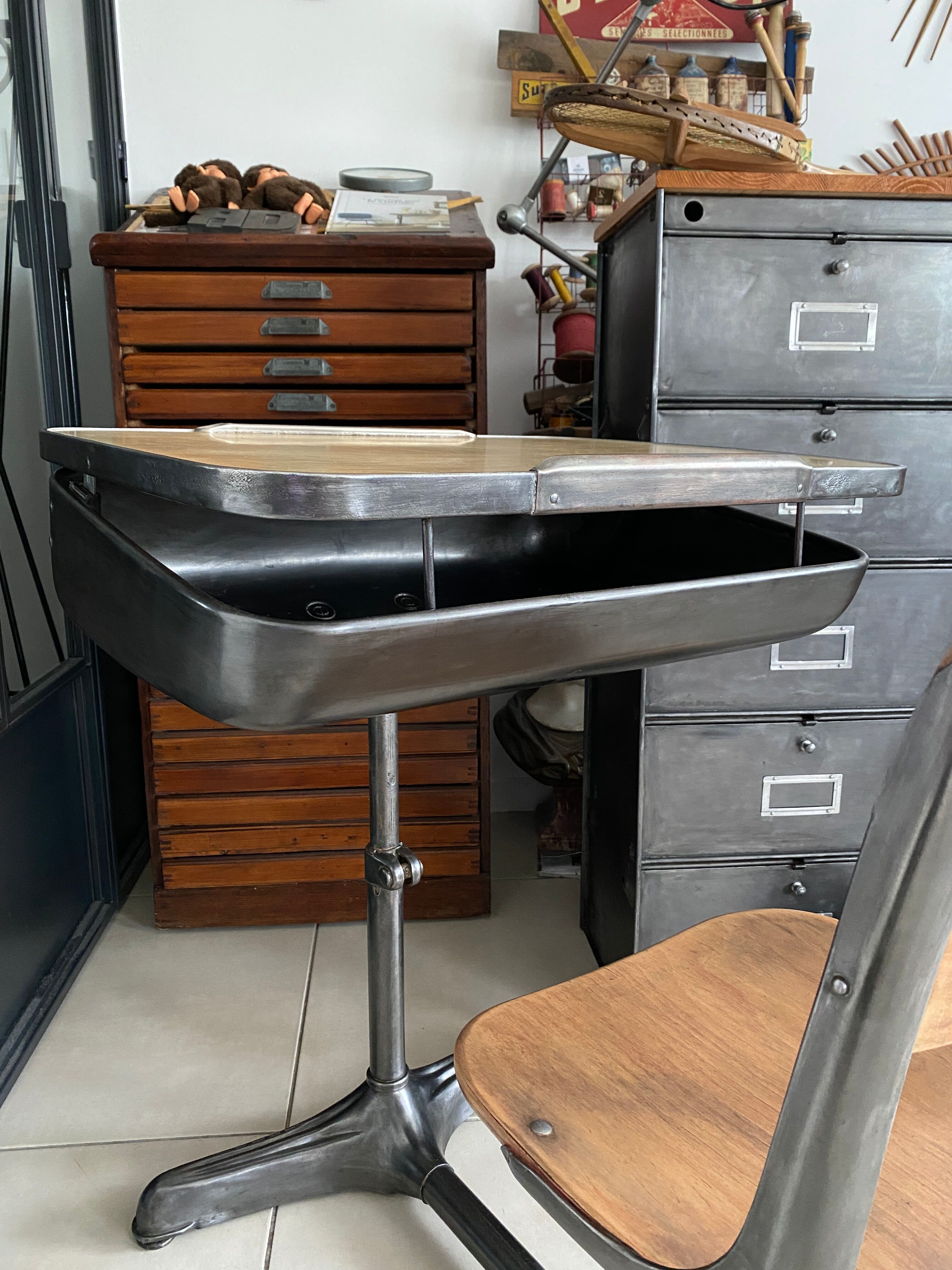 Vintage American school desk