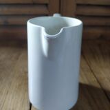 Porcelain pitcher White Dishes Old BT51