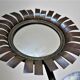 Copper and brass flower mirror by Vinay 60s