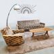 Vintage sofa &amp; lounge chair 'Geometric graphic dessin'