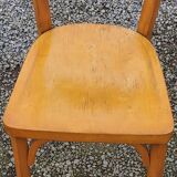 Set of 6 old bistro chairs 2 Thonet and 4 Baumann