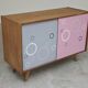 Buffet U 452 rose et gris par Jiri Jiroutek pour Intérier Praha