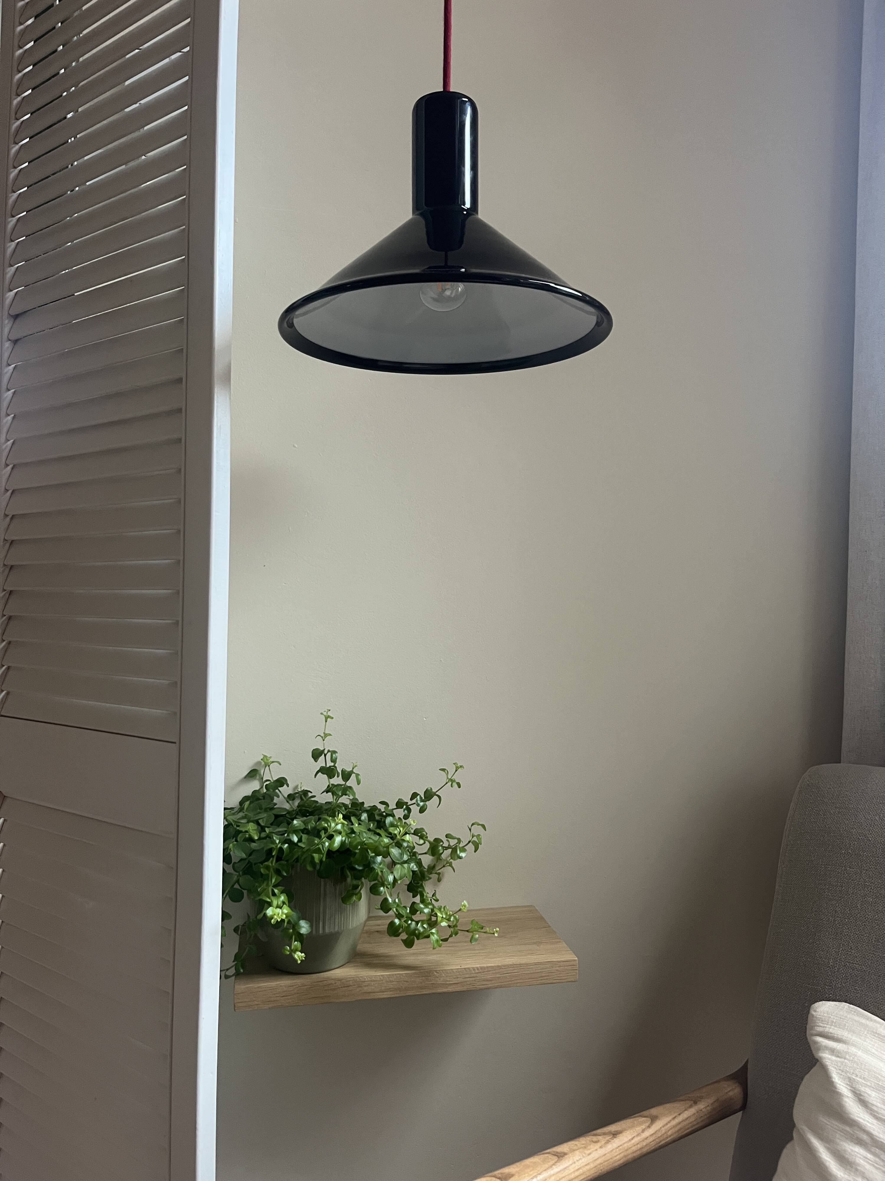 Vintage Holmegaard P&T pendant - Michael Bang - Glass lamp