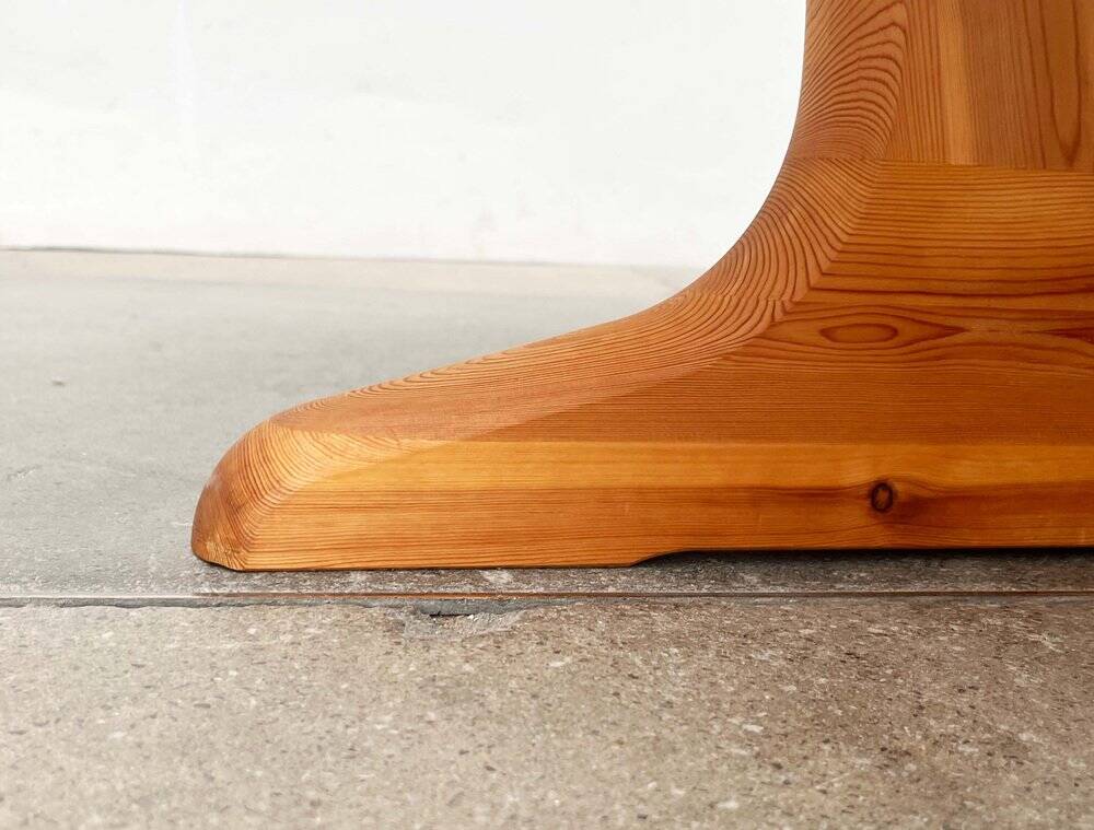 Vintage pine coffee table by Burchardt Nielsen, 1970s.