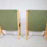X Chairs Danish Design Armchairs by Fritz Hansen SET of 2, Skandi Armchairs