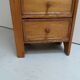Antique pine filing cabinet with drawers