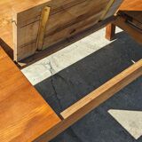 Large dining table with extension