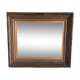 Large antique Napoleon III mirror – Wooden and gilded stucco frame – 135 × 114