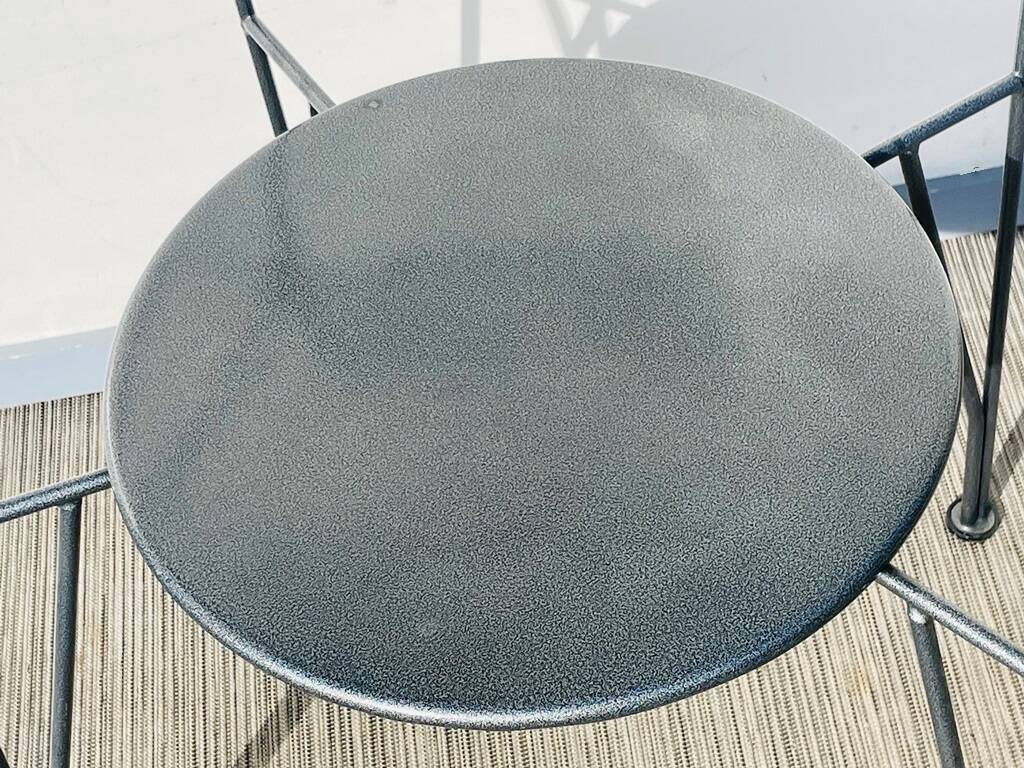 Pair of 'Silver Moon' chairs by Pascal Mourgue - Fermob. Vintage 80s.