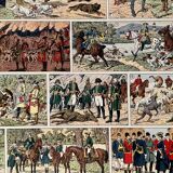 Lithograph on the hunting veneration of 1928