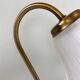 Lampe tulipe en laiton