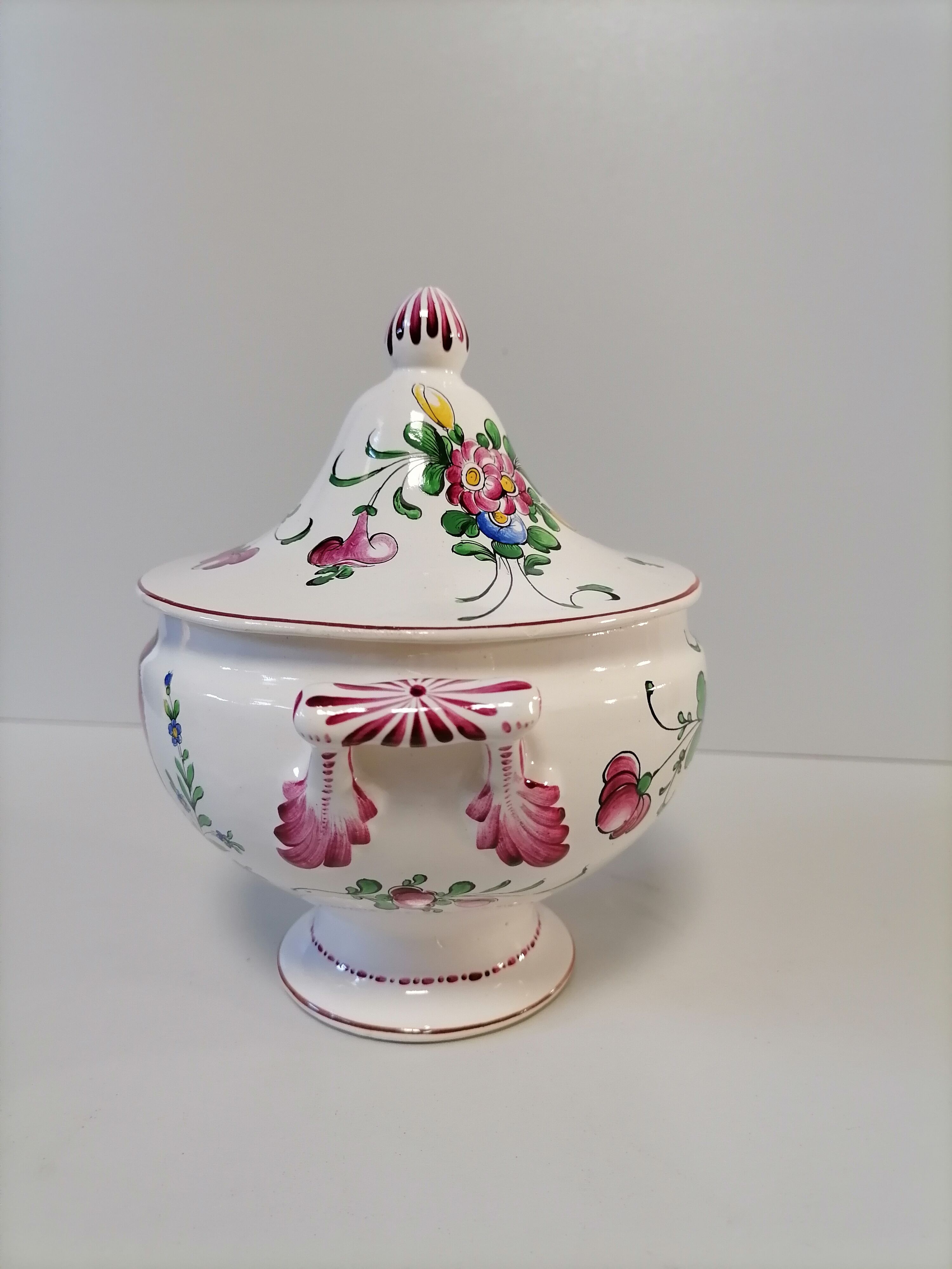 Strasbourg earthenware soup bowl