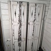 Pair of old shutters