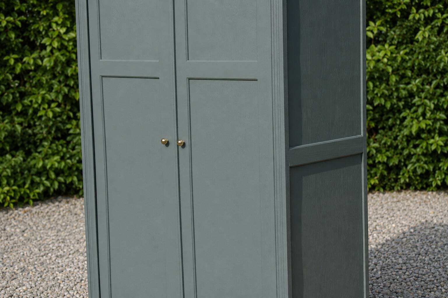 Renovated parisian wardrobe – kaki 4murs – antique wardrobe – country style