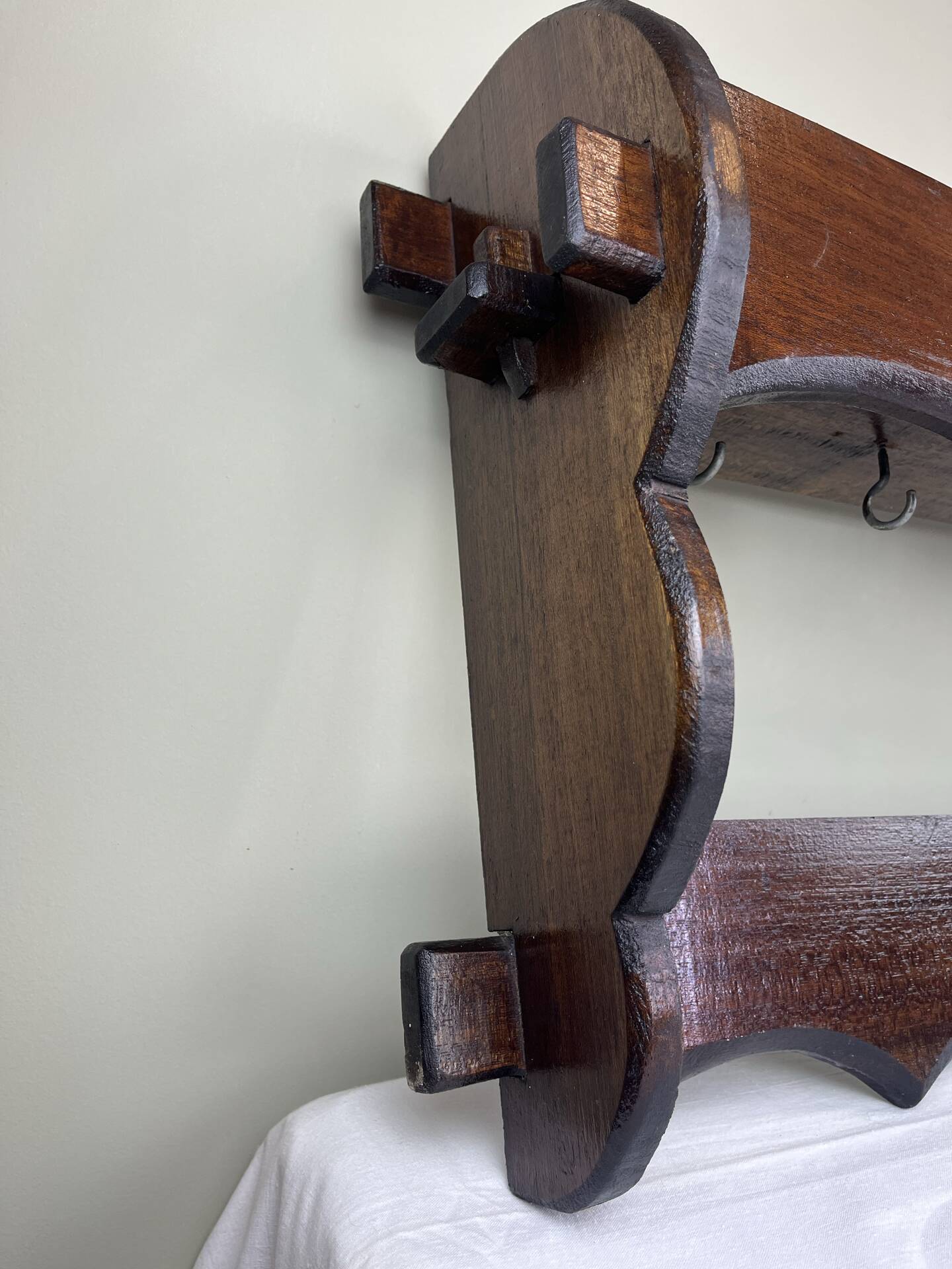 Antique wall shelf