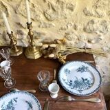 Antique wooden farmhouse table