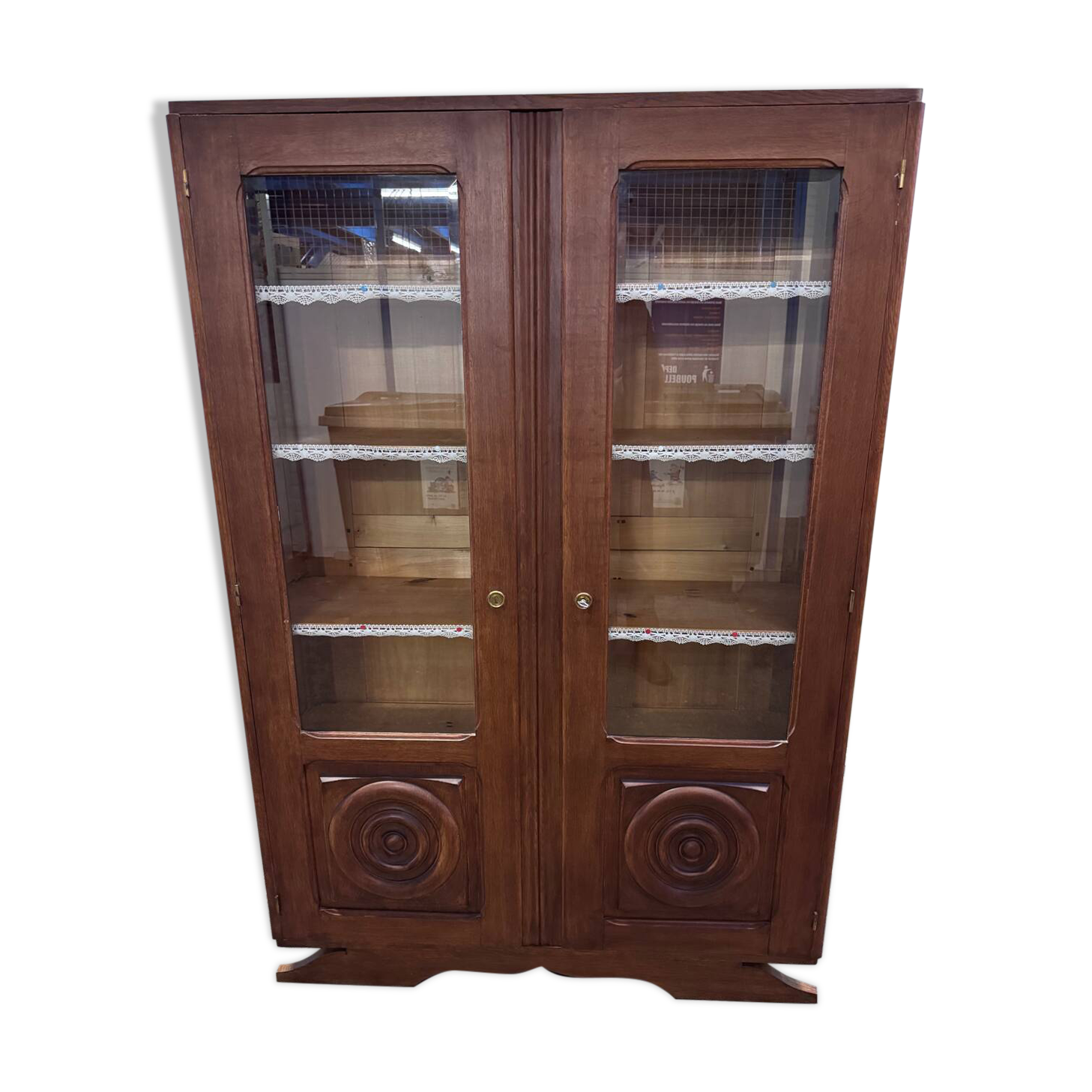 Art Deco display cabinet bookshelf