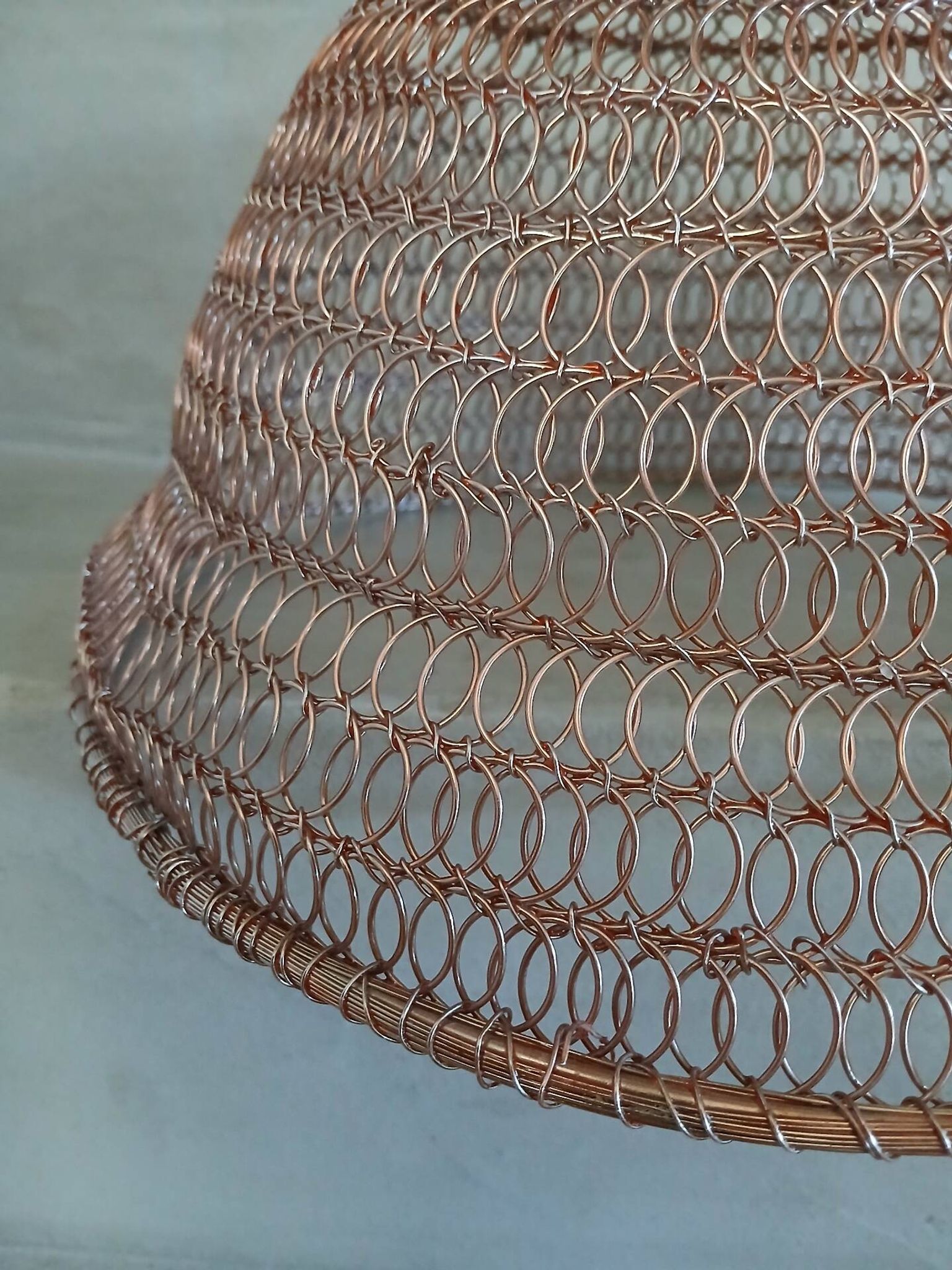 2 metal wire fruit baskets