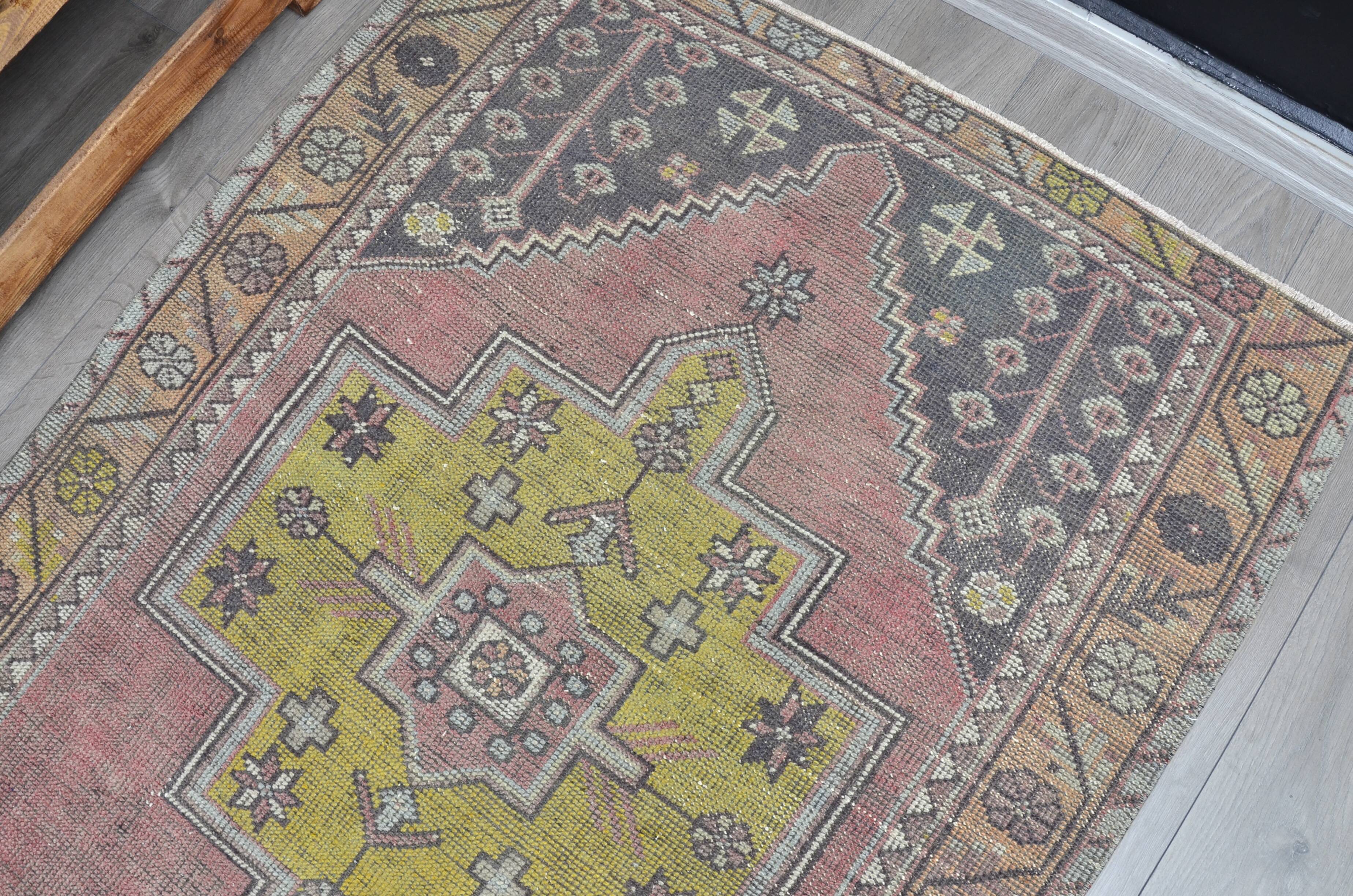 Colourful Oushak Vintage Floor Carpet sku 2508