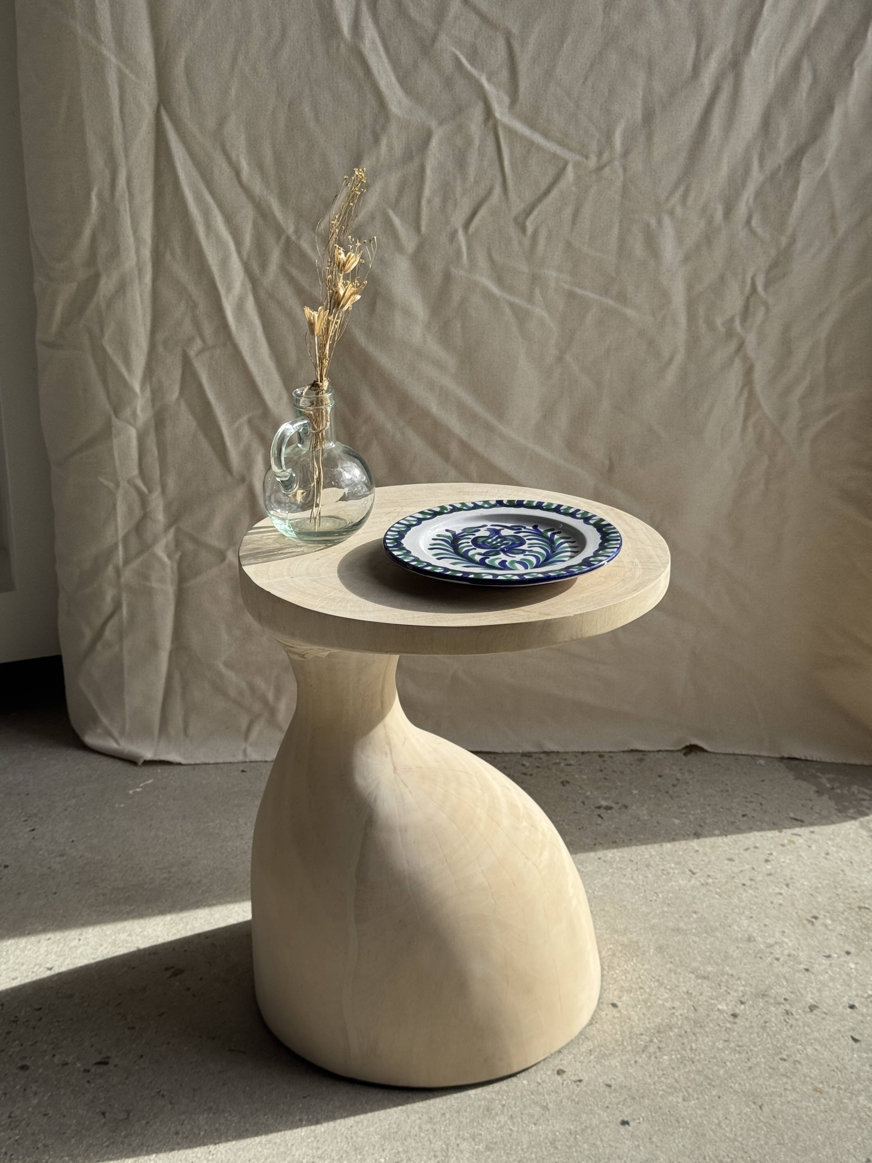 Mini round glass carafe D9 H14.5