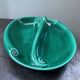 vintage glazed earthenware appetizer plate
