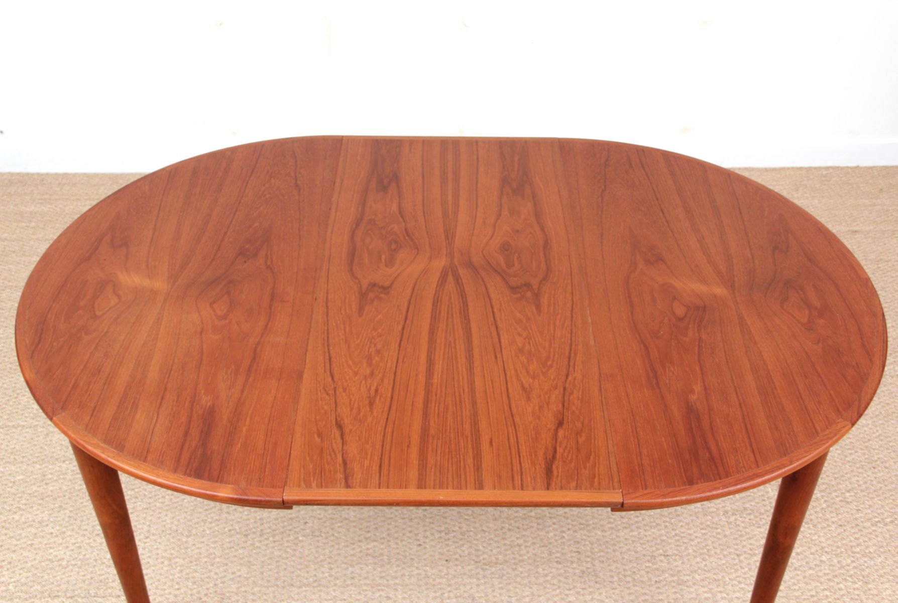 Round 1950 teak dining table s