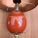 Dolphin Table Lamp Egg Maison Charles vintage 1970s