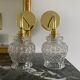 Pair of vintage globe wall sconces