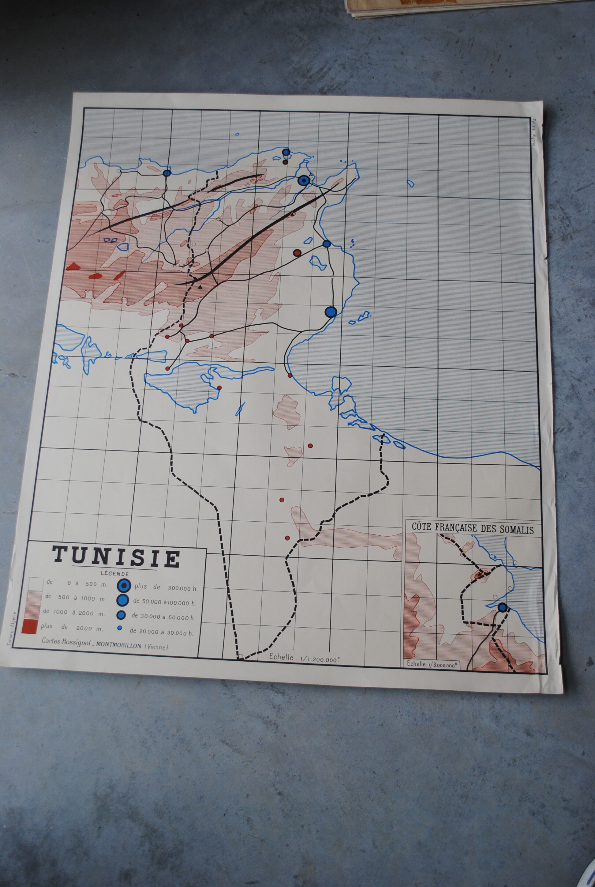 School Nightingale Algeria and Tunisia map