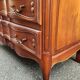 Varnished wooden chest of drawers with 3 drawers