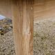 Solid oak farmhouse table 220 X 80 cm