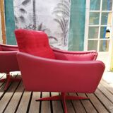 Pair of swivel chairs