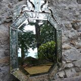 Octagonal beveled Venetian mirror 56x101cm