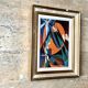 Painting, abstract painting by Royer, 1960s