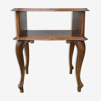 Bedside table Louis XV style in walnut