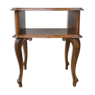 Bedside table Louis XV style in walnut