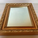 Gilded wooden beaded mirror