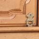 French enfilade in solid oak by Guillerme and Chambron 1960.