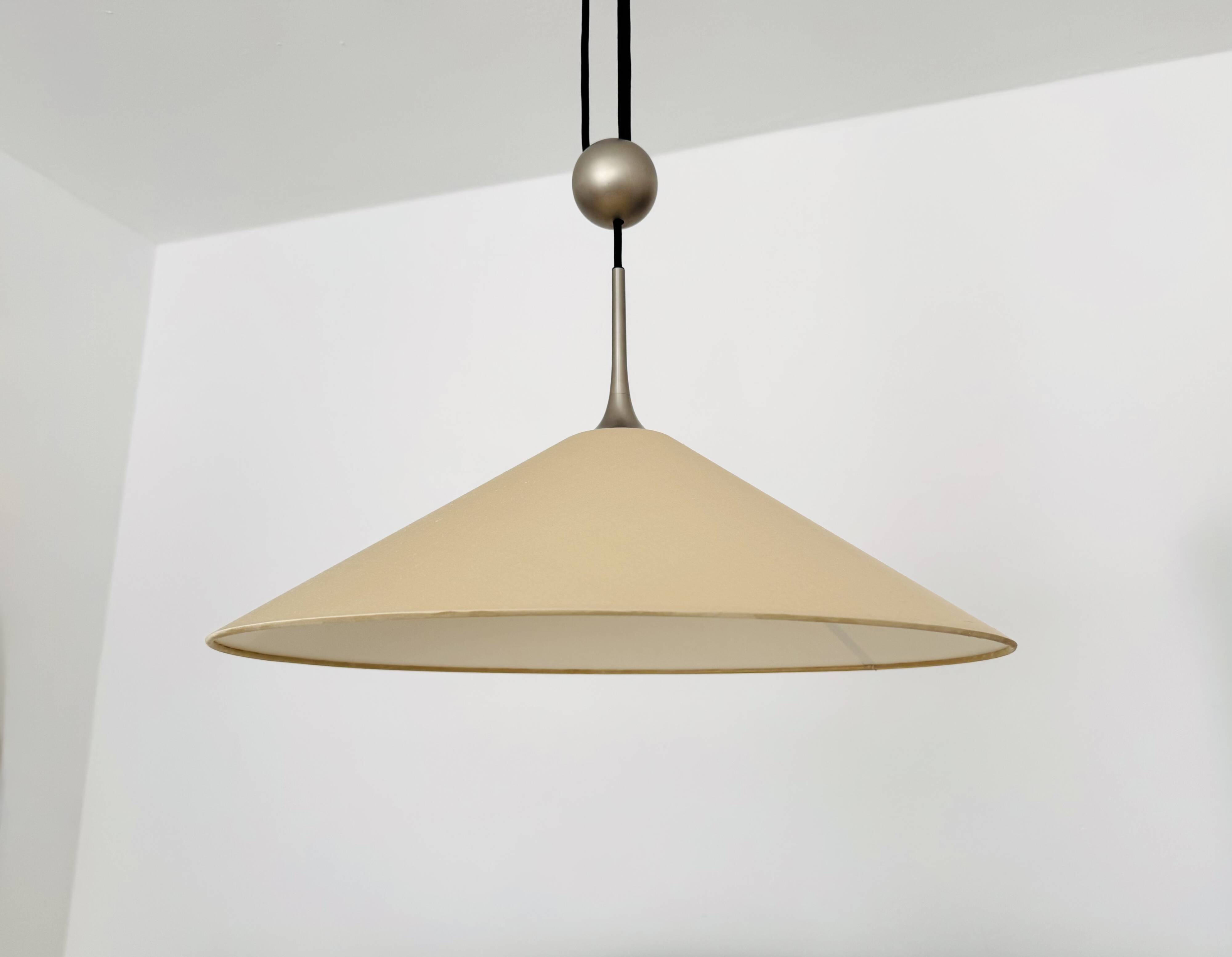 Large Adjustable Pendant Lamp with Counterweight by Florian Schulz