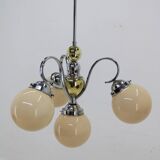 Art Deco Chandelier, 1930s, Restored