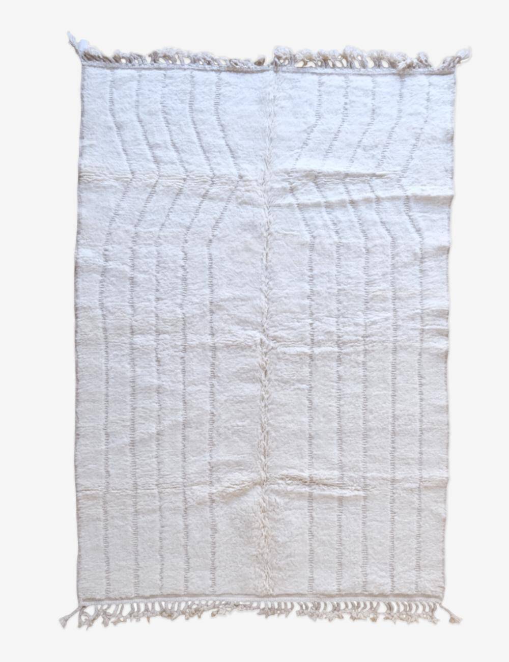 Tapis Blanc Berbère - 294 x 205 cm