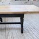 Table de ferme en chêne avec rallonges