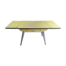 Yellow furiana formica table