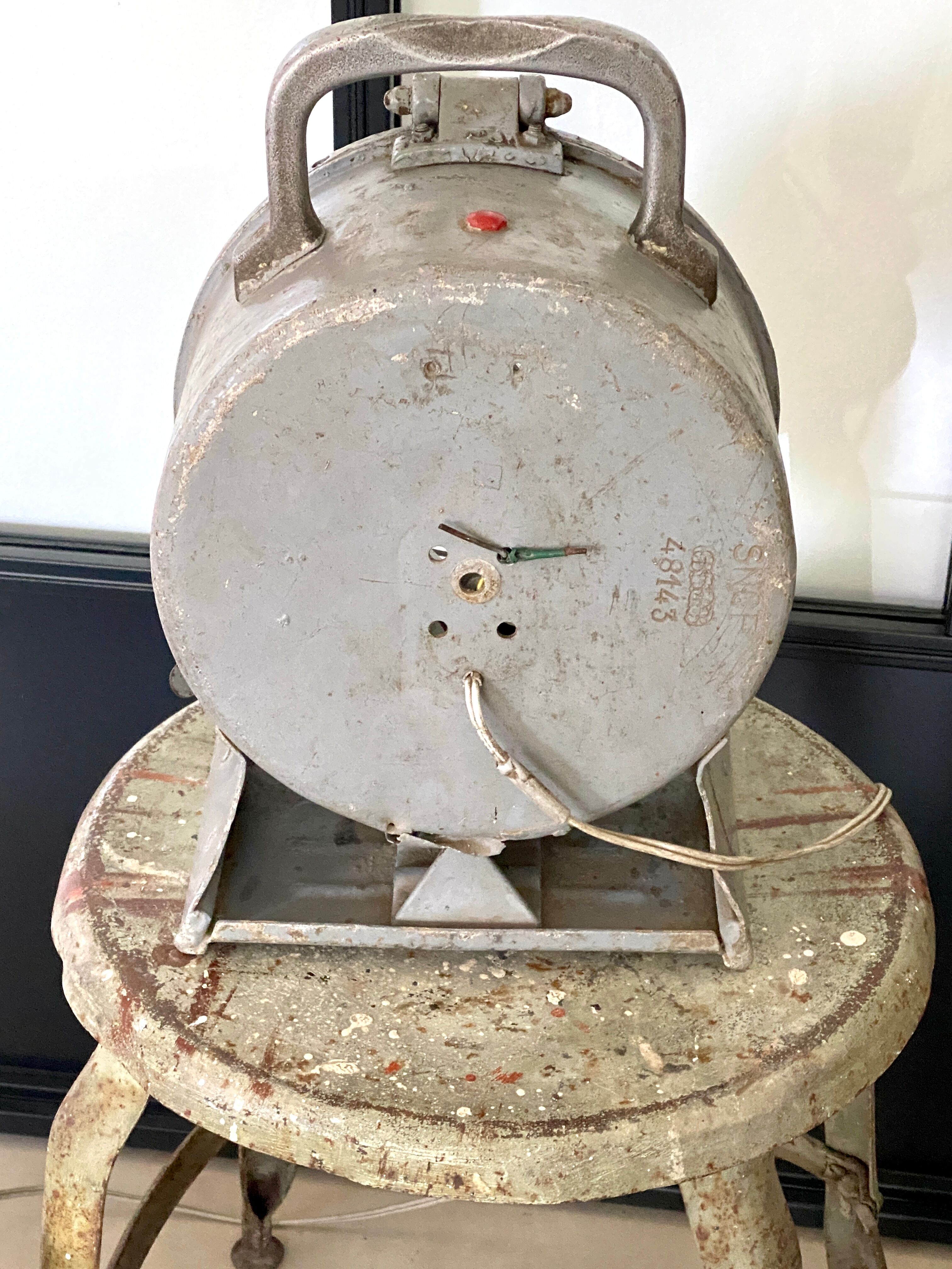 Ancienne lampe SNCF vintage
