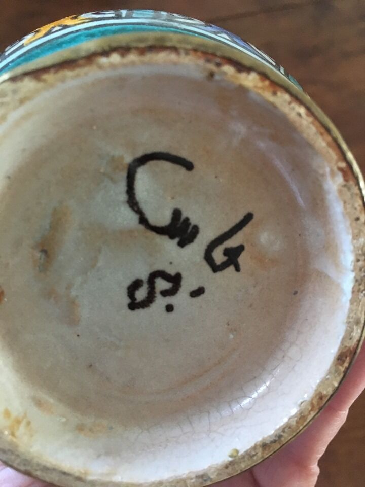 Moroccan pottery from the 70s