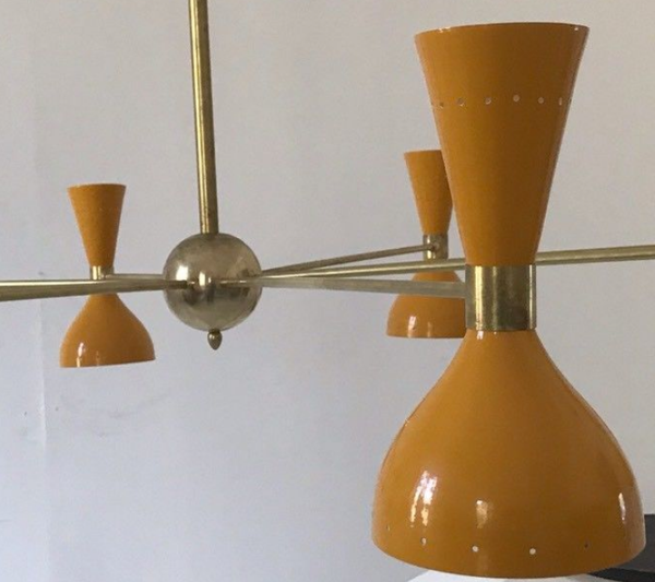 Lustre italien de style année 50